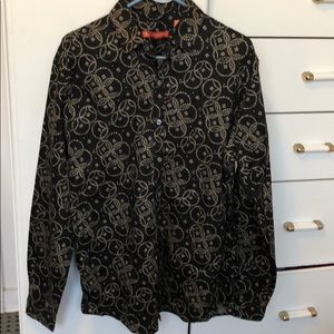 NWOT Tori Richard long sleeve Aloha shirt